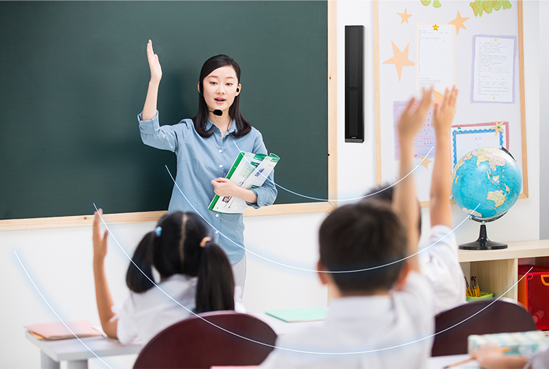 教室擴(kuò)聲用什么音箱好?清聽聲學(xué)教室均衡聲場系統(tǒng)