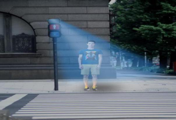 定向音箱聚音寶用在交通信號燈處